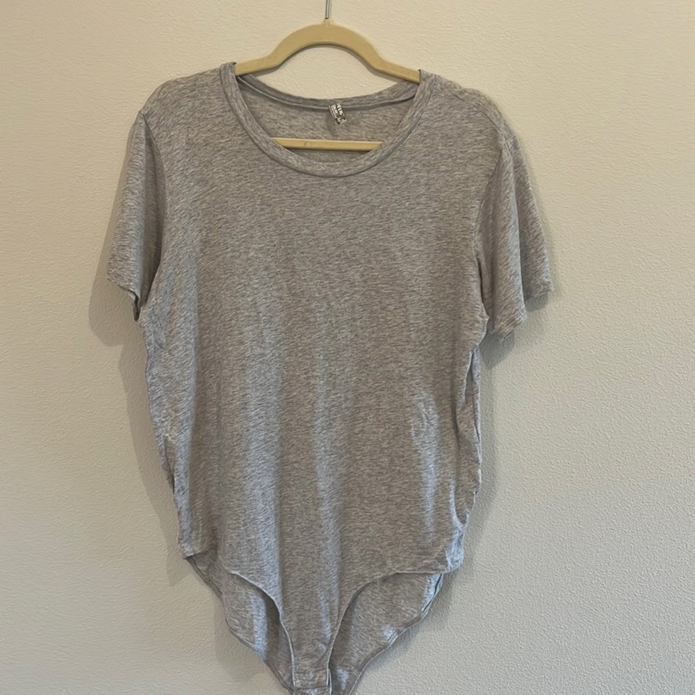 Free People Short Sleeved Bodysuit